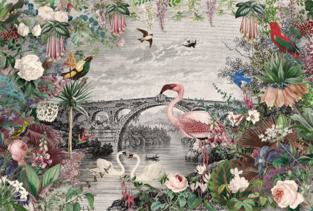 Fototapet fara imbinari Vintage Tropic [2]