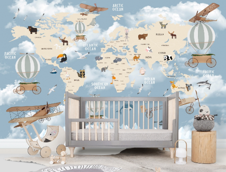 Fototapet fara imbinari Dream Educational World [1]
