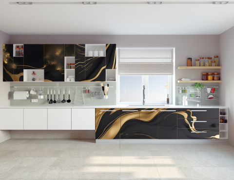 Autocolant Mobila - Autocolant Mobila - Liquid Gold
