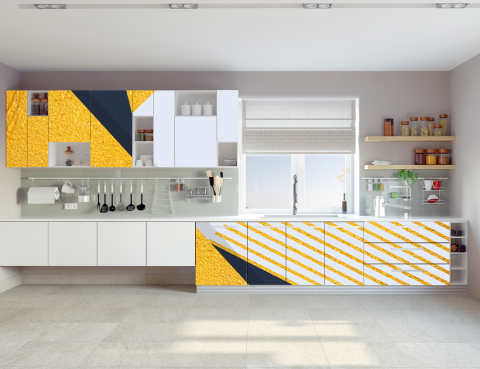Autocolant Mobila - Modern Geometry [1]
