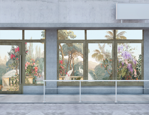 Folie Autocolanta Geam - Luxury Garden [3]