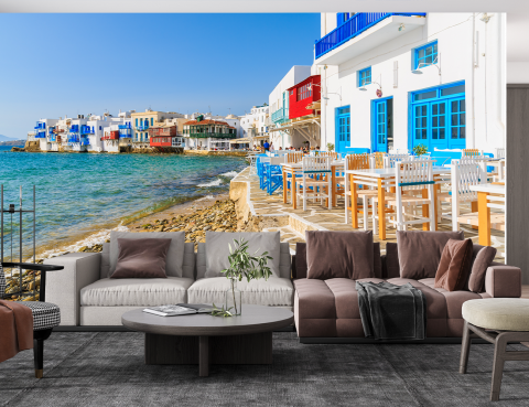 Peisaj - Fototapet 3D Fara Imbinari - Peisaj Plaja