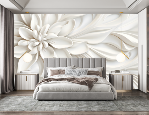 Fototapet 3D - Fototapet 3D Living si Dormitor - Basorelief