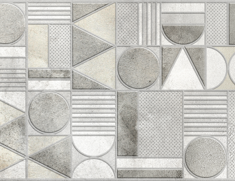 Fototapet 3D Living si Dormitor - Contrast Geometric [3]