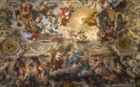 Fototapet Alegoria Divinei Providenta de Pietro da Cortona [1]