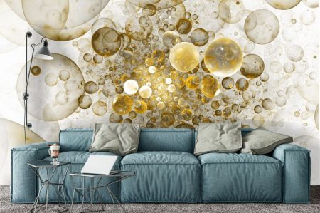 Forme Geometrice - Fototapet Bule Colorate