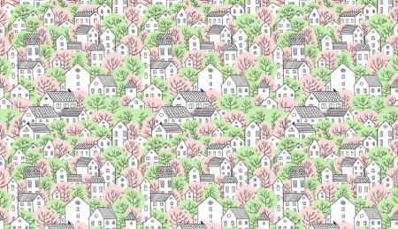 Fototapet Cozy Village [1]