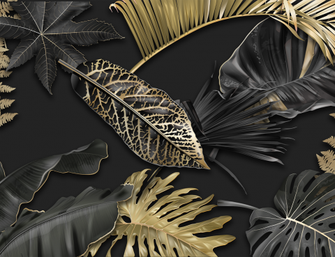 Fototapet Dintr-o Bucata 3D Vlies - Opulenta Tropicala [3]
