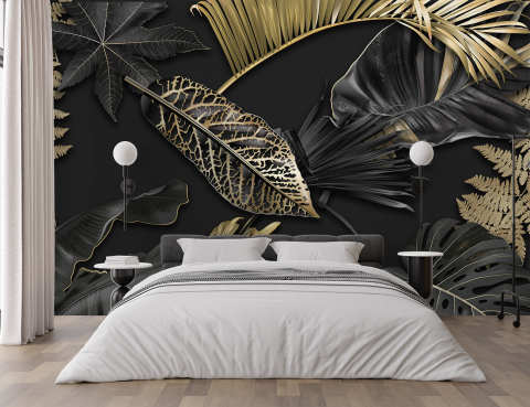 Tropical - Fototapet Dintr-o Bucata 3D Vlies - Opulenta Tropicala