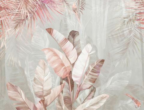 Fototapet dintr-o Bucată - Pastel Pink [3]