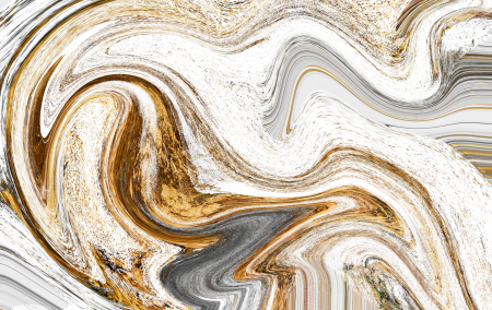 Fototapet fara imbinari Dream Golden Liquid Art [2]