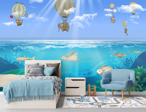 Pentru copii - Fototapet Exclusive Art fara Imbinari  - Ocean Adventures