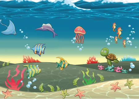 Fototapet far imbinari Happy Ocean [1]
