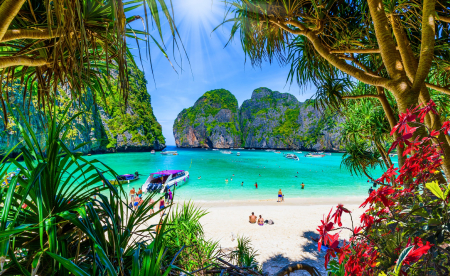 Fototapet fara imbinari Maya Bay [2]
