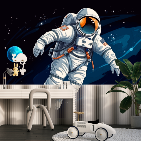 Fototapet fara imbinari cosmonaut [2]