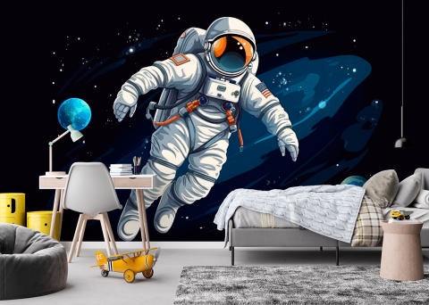Fototapet fara imbinari cosmonaut [3]