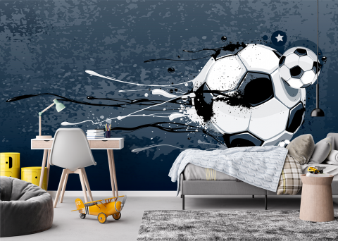 Pentru copii - Fototapet fara imbinari football