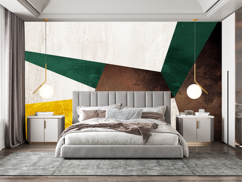 Fototapet fara imbinari - Fototapet fara imbinari geometric grunge