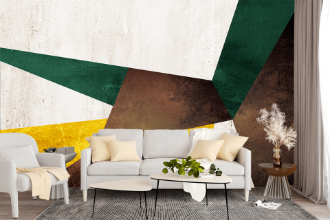 Fototapet fara imbinari geometric grunge [3]