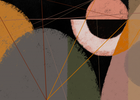 Fototapet fara imbinari geometric linii abstracte [2]