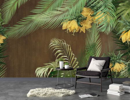 Fototapet Fara Imbinari - Green Tropical [1]