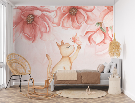 Pentru copii - Fototapet Fara Imbinari -  Little Kitten