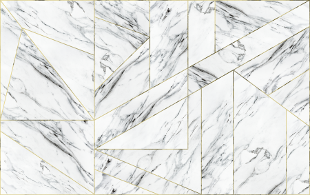 Fototapet fara imbinari Marble with Gold [1]