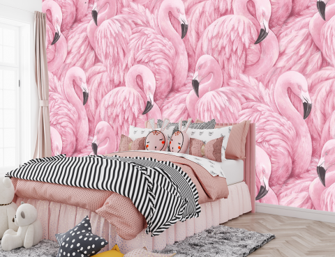 Fototapet Fara Imbinari Pentru Copii - Flamingo [2]