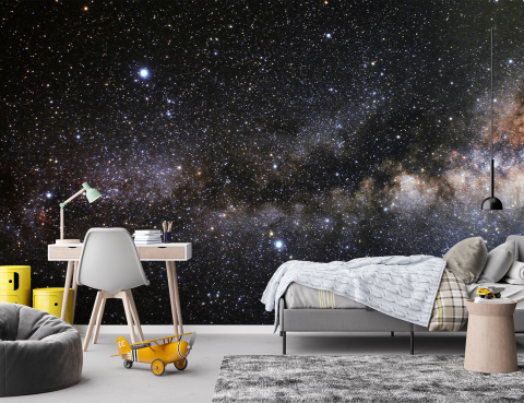 Fototapet Fara Imbinari Spațiu Cosmic - Decor Modern pentru Dormitor și Living [2]