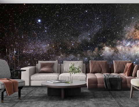 Natura - Fototapet Fara Imbinari Spațiu Cosmic - Decor Modern pentru Dormitor și Living