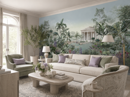 Fototapet fara imbinari - Fototapet Vintage Botanica fără îmbinări | Dreamwall.ro