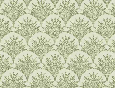 Fototapet Fara Imbinari Vintage Green Pattern [3]