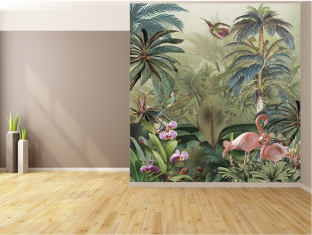 Fototapet Flamingi dream fara imbinari [1]