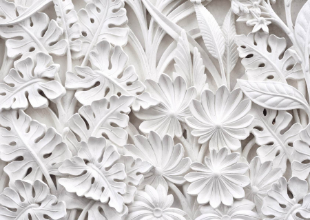 Fototapet Iluzie Flori 3D [1]
