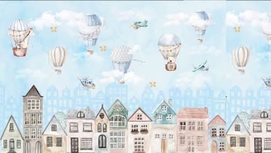 Fototapet Flying Friends In My Hometown [1]