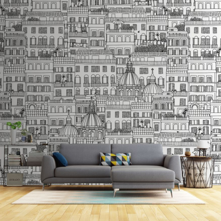 Fototapet Funky City