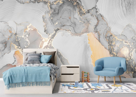 Fototapet Golden Marble