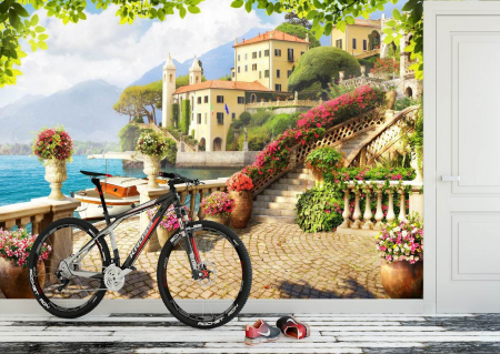 Frescă - Fototapet Lake Como 4