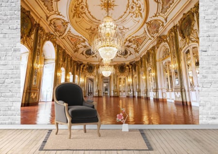 Fototapet fara imbinari - Fototapet Louvre 3