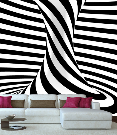 Abstract - Fototapet Magnetic Illusion