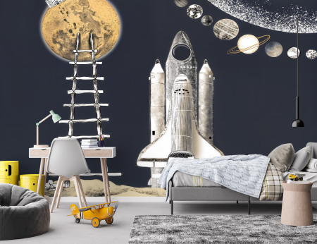 Fototapet fara imbinari - Fototapet Pentru Copii - Deep Space