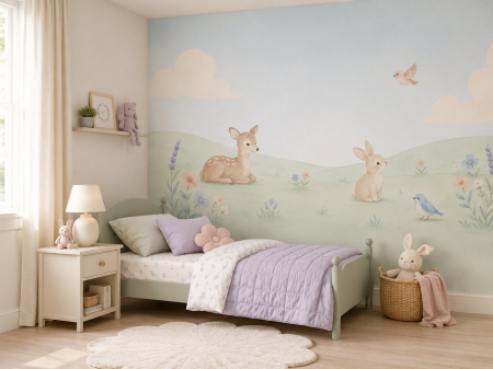 Fototapet fara imbinari - Fototapet Pentru Copii - Pastel Horizon
