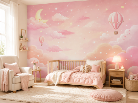 Fototapet fara imbinari - Fototapet Pentru Copii Pastel Sweet Dreams | Dreamwall.ro