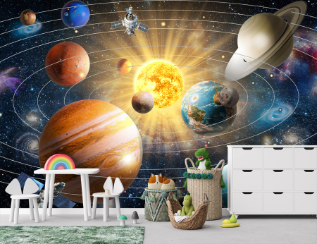 Fototapet Pentru Copii - Sistemul Solar [2]