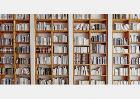 Fototapet 3D fara imbinari - Perete Bibliotecă [1]