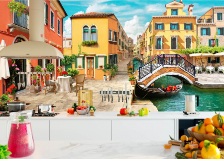 Fototapet fara imbinari - Fototapet Ponte Di Venezia