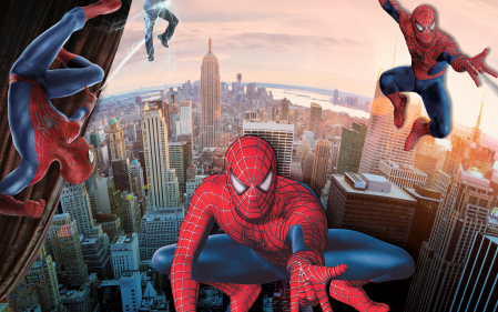 Fototapet fara imbinari Spiderman Vision [1]