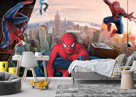 Pentru copii - Fototapet fara imbinari Spiderman Vision