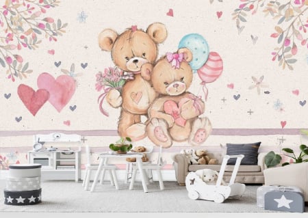 Pentru copii - Fototapet Teddy Bears
