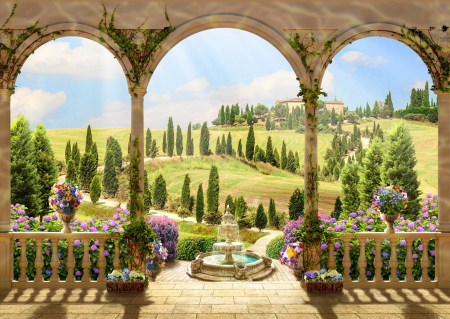 Fototapet Tuscany Beauty